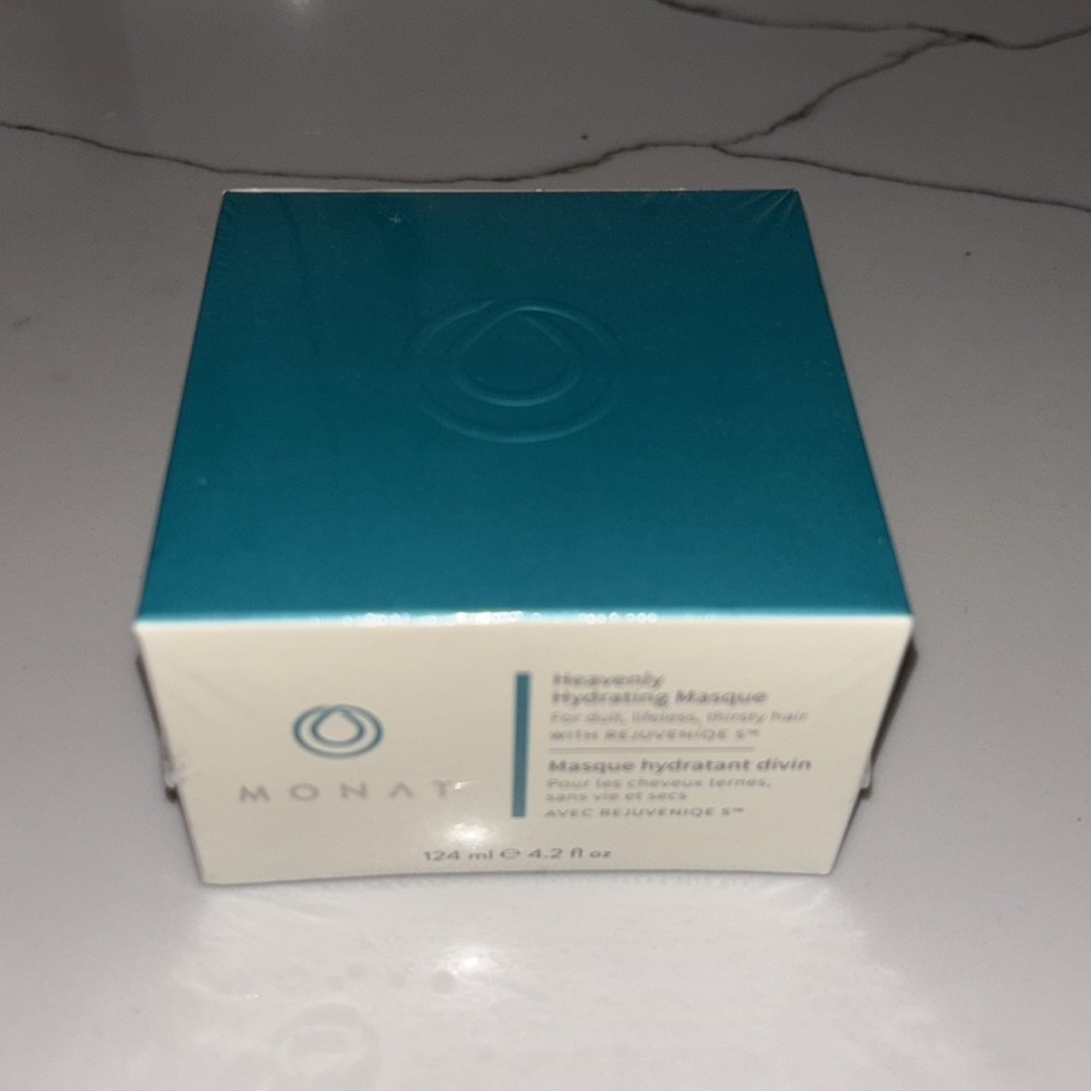 NEW SEALED MONAT NWT Heavenly Hydrating HAIR MASK Masque, 124ml, 4.2 fl oz
